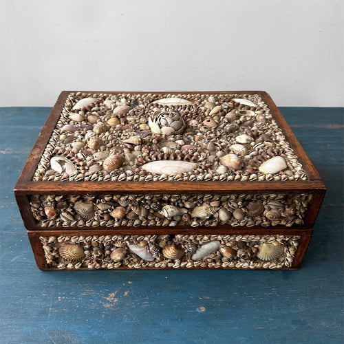 Vintage Shellwork Box