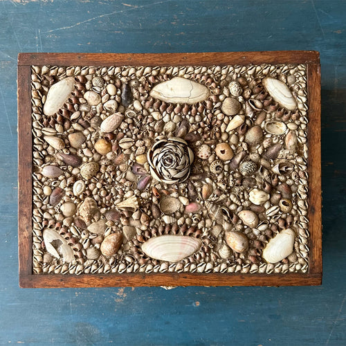 Vintage Shellwork Box