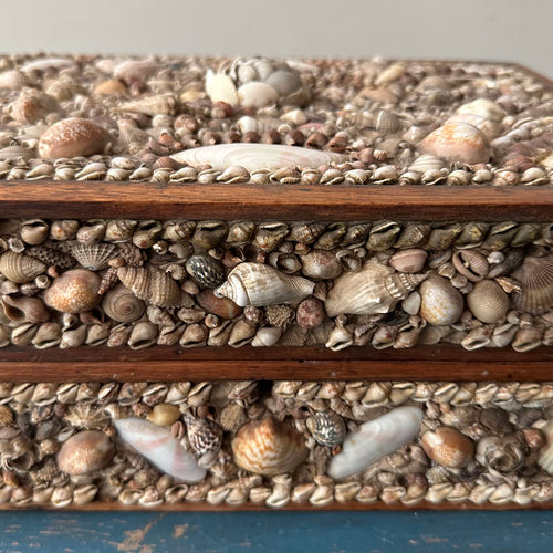 Vintage Shellwork Box