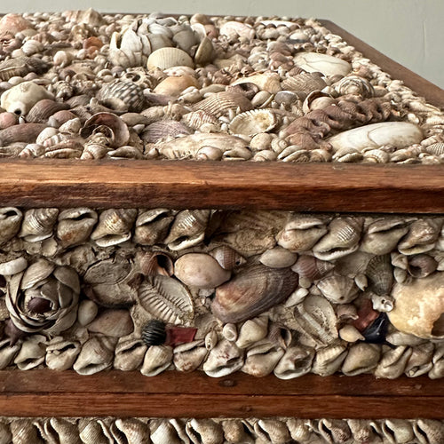 Vintage Shellwork Box