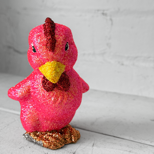 Ino Schaller Pink Glitter Chick