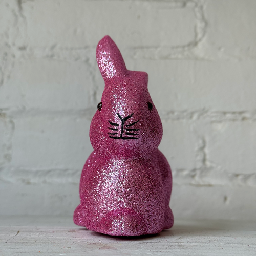 Ino Schaller Lying Glitter Bunny in Lilac