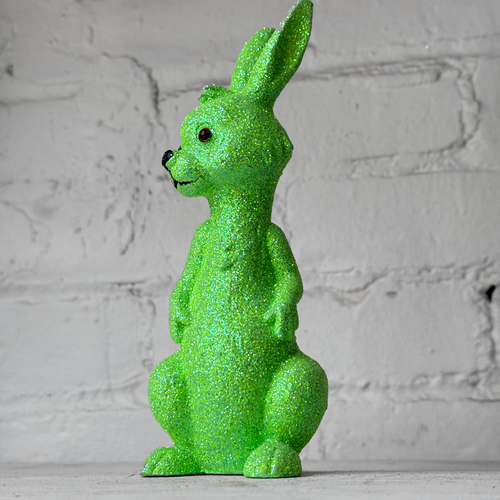 Ino Schaller Glitter Bunny in Green