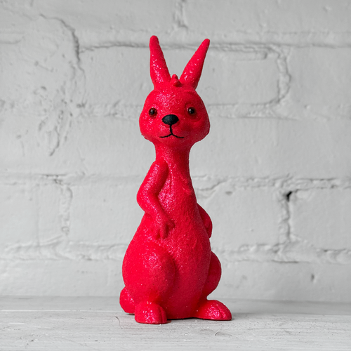 Ino Schaller Glitter Bunny in Hot Pink