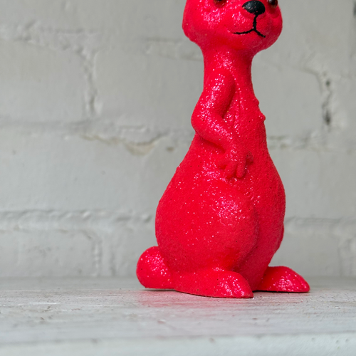Ino Schaller Glitter Bunny in Hot Pink