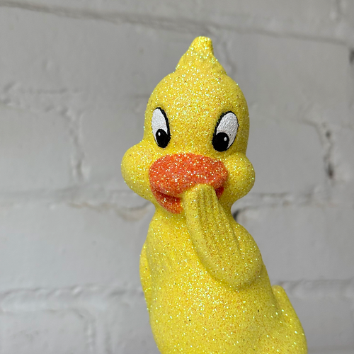 Ino Schaller Glitter Duck in Yellow