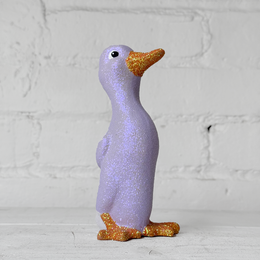 Ino Schaller Glitter Duck in Lavender