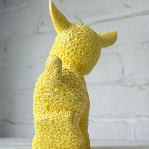 Ino Schaller Smiley Glitter Sheep in Yellow