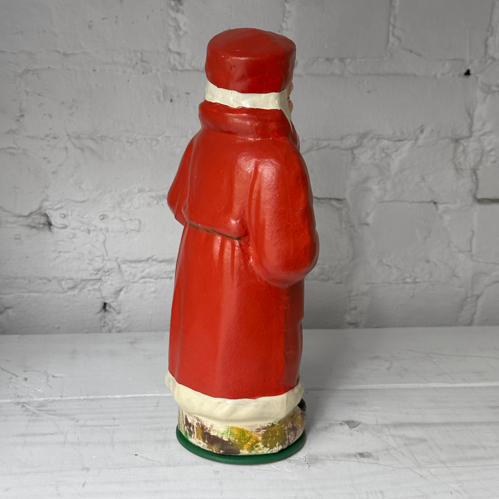 Nostalgic PapierMâché Santa Candy Box