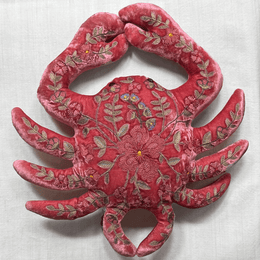 Megan Silk Velvet Crab in 193 Red