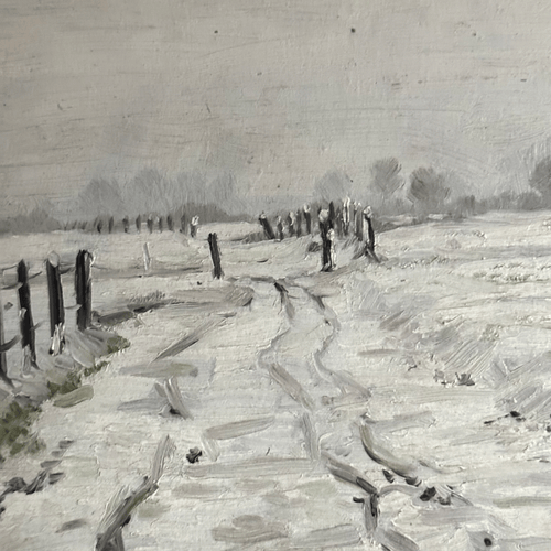 Evert Rabbers Landscape Painting (2379)