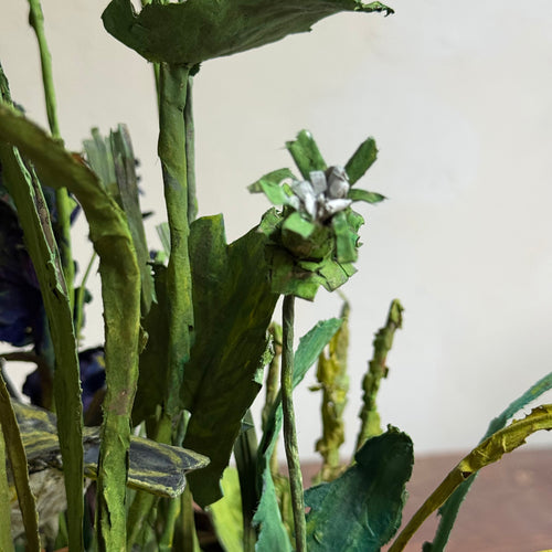 Papier-Mâché Painted "Nature" Scene