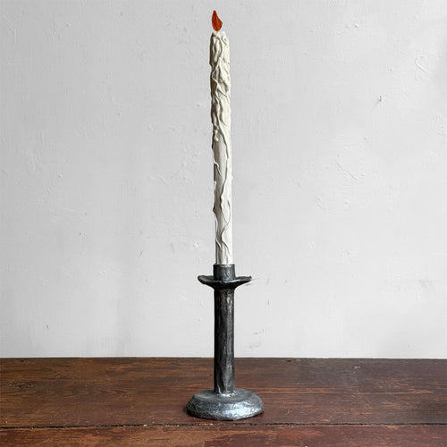 Papier-Mâché Candlestick #1