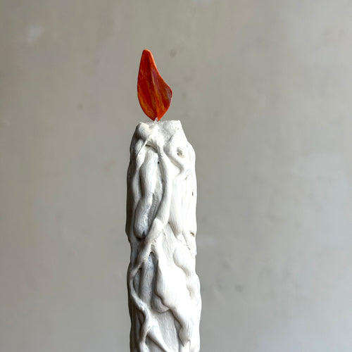 Papier-Mâché Candlestick #1
