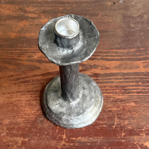 Papier-Mâché Candlestick #1