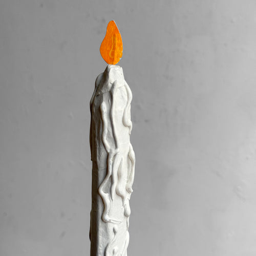 Papier-Mâché Candlestick #2