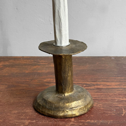 Papier-Mâché Candlestick #3