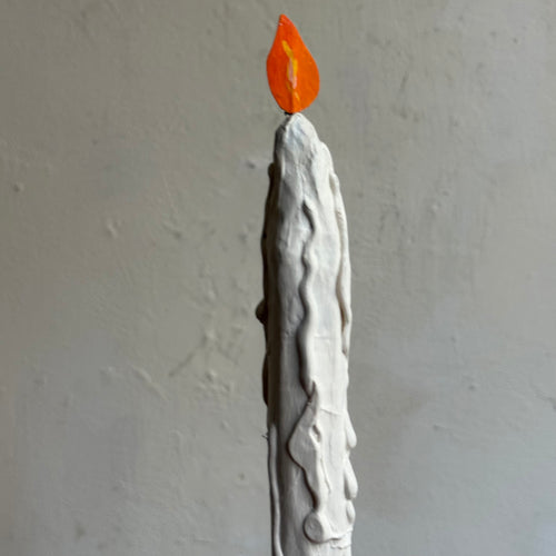 Papier-Mâché Candlestick #3