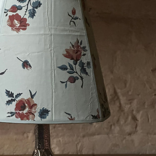 7" H Antique French Paper Custom Lampshade #A01