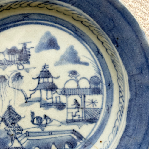 18th-century Delft Plate (#608)