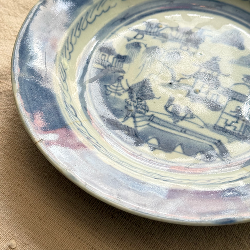 18th-century Delft Plate (#608)