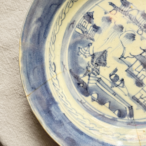 18th-century Delft Plate (#608)