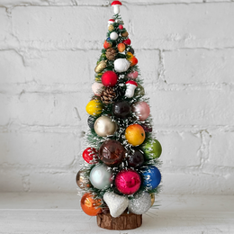 Large Green Nostalgic Brush Tree