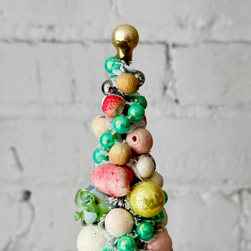 Small Nostalgic Decorated Brush Tree