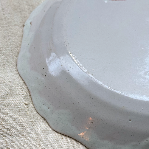 18th-century French Nevers Faience Plate