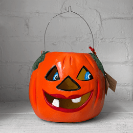 Pumpkin Jack-O-Lantern Candy Bucket