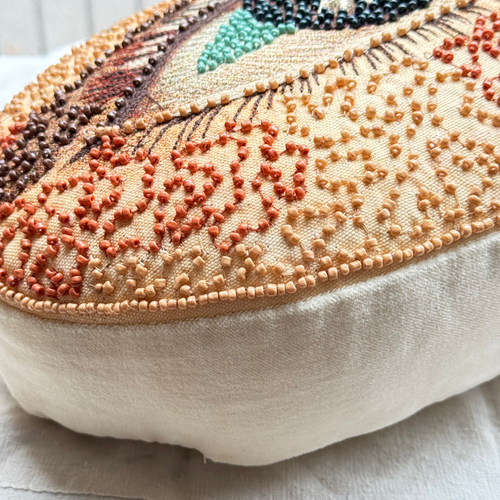 Beaded Eye Cushion