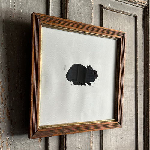 "Bunny 3" in a Vintage Frame