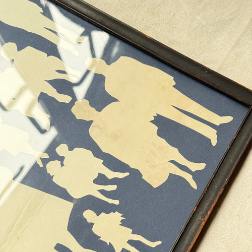 Framed Mike Miller Silhouette Collage #5