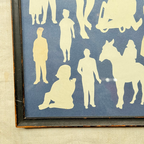 Framed Mike Miller Silhouette Collage #5