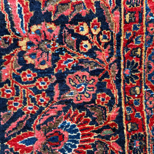 8’9” x 12’1” Vintage Persian Malayer Rug