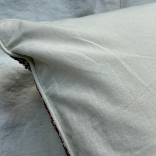 Hazel III Embroidered Cotton Voile Cushion