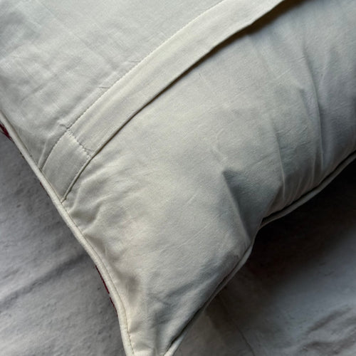 Hazel III Embroidered Cotton Voile Cushion