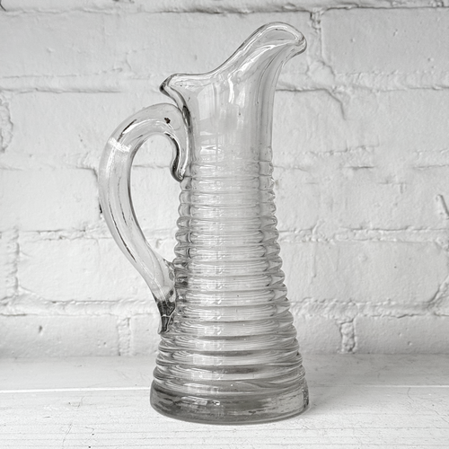 19th-century French Glass Pitcher (CD6)