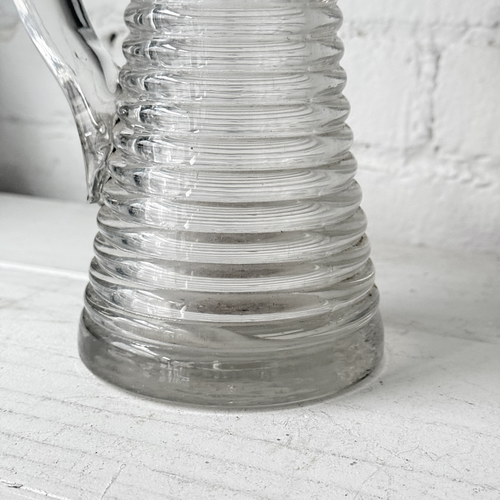 19th-century French Glass Pitcher (CD6)