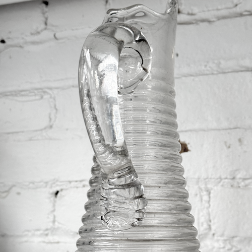19th-century French Glass Pitcher (CD6)