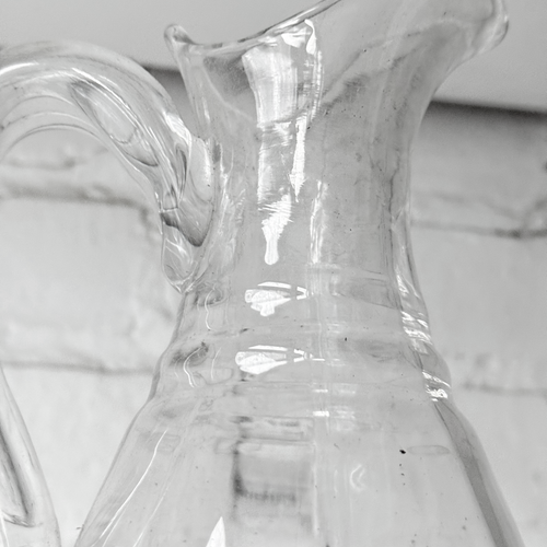 19th-century French Glass Pitcher (CD3)