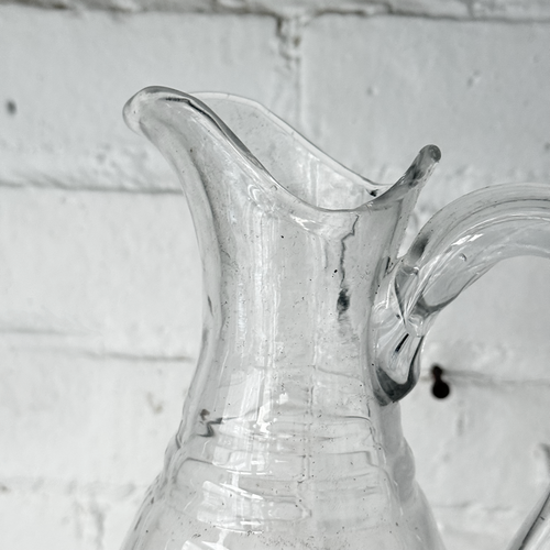19th-century French Glass Pitcher (CD3)