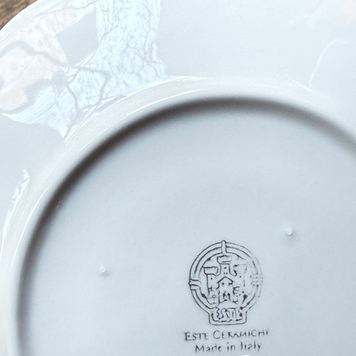 Trompe L'oeil Banana Plate with Fluted Rim