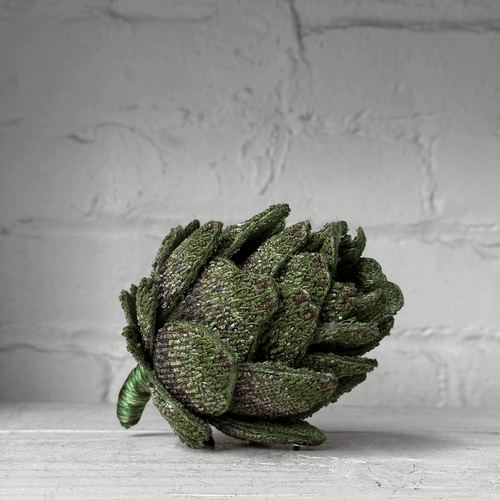 Hand-Beaded Artichoke by Trovelore