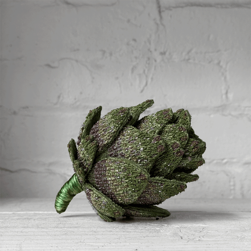 Hand-Beaded Artichoke by Trovelore
