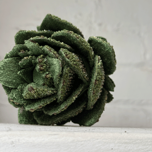 Hand-Beaded Artichoke by Trovelore