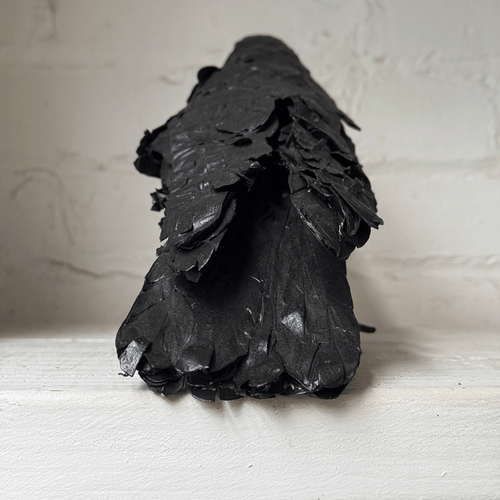 Papier-Mâché Painted Crow #01