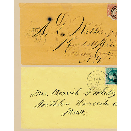 Mrs. Merrick Roma Letter to A. D. Walker, esq/ Letter to Mrs. Merrick Coolidge/ Letter to ...