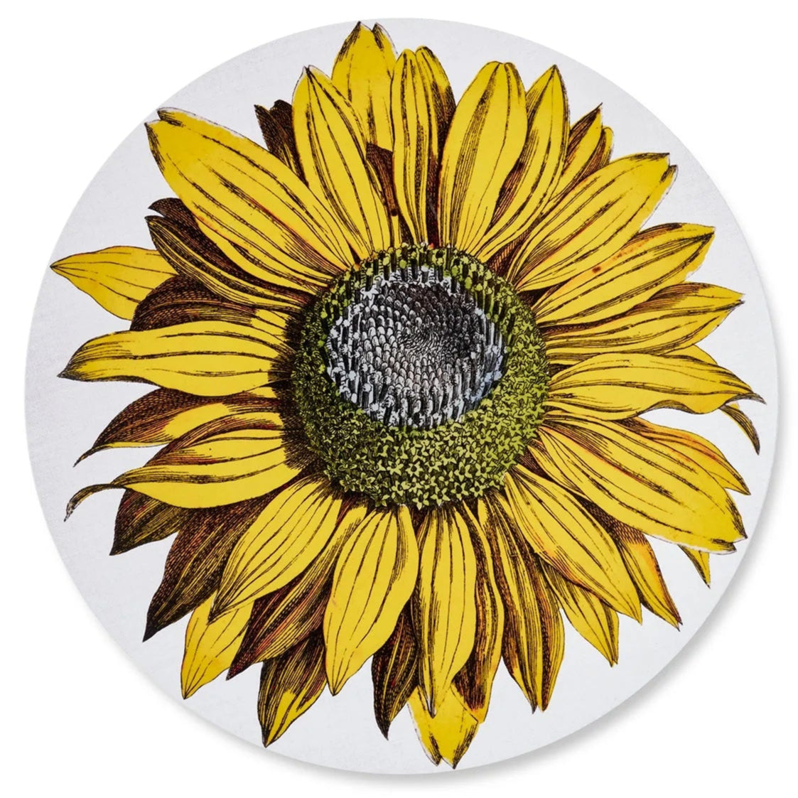 Summerill & Bishop x John Derian 'Sunflower' Round Cork-Backed Placemat