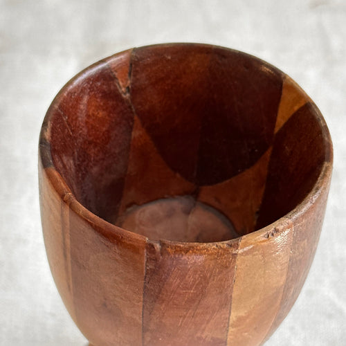 Antique Wood Goblet